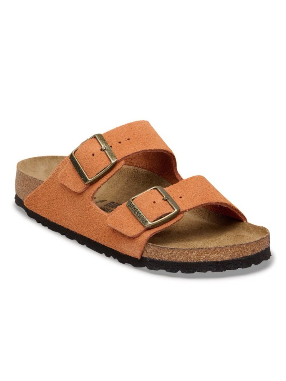 Birkenstock Arizona Soft Footbed Sandals – Dark Rust Suede – EU 42 W11-M9 New